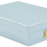 Blue Moire Archival Box