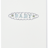 Illustrated Blue Baby Greeting Card