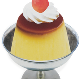Faux Creme Caramel Greeting Card