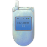 Flip Phone Holographic Birthday Greeting Card