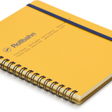Spiral Bound Rollbahn Card Cover Notebook, Yellow