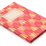 Hardback Notebook, Threadwork Bright Pink and Orange