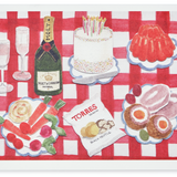Tiny Tabletop Collage Greeting Card, Celebration Spread
