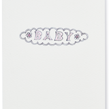 Illustrated Pink Baby Greeting Card