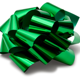 Metallic Pom Pom Stick-on Bow