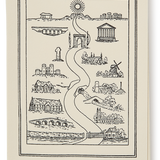 Letterpress Ex Libris "Road", Pack of 10
