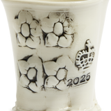 Steve Harrison Ceramic Desk Cup, No.170 Salt-glazed Porcelain